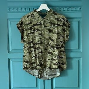 No Boundaries Camouflage Top